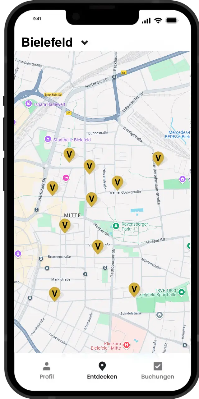 Family activities map view